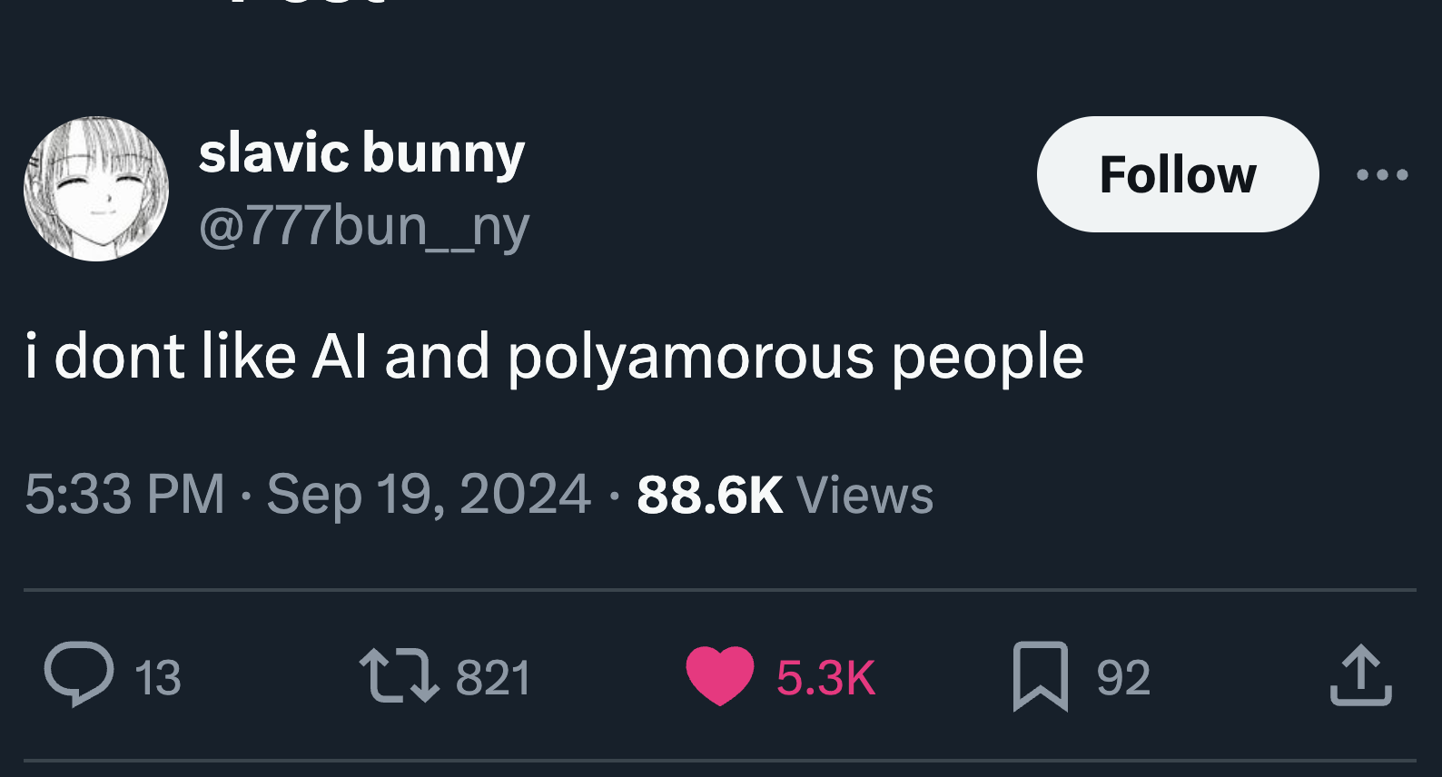 parallel - slavic bunny i dont Al and polyamorous people Views 13 17821 92